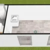 Plan Maison de jardin sans permis 17m²