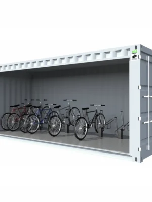 Abri vélo container 20 pieds