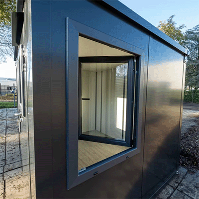 Container Bureau 3x2m Double Porte fenêtre