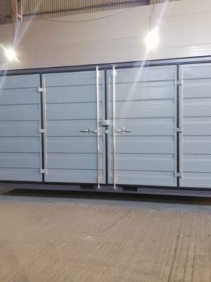 Container de Stockage 6m avec Ouverture Latérale vue d'extérieure
