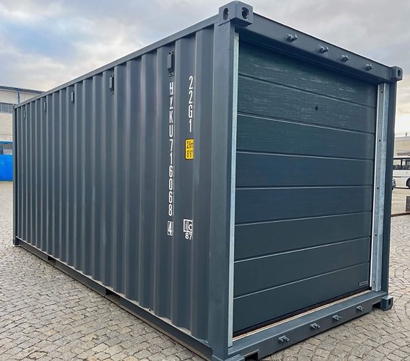 Conteneur Maritime 20′ avec Portes Sectionnelles 4