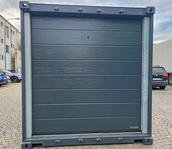 Conteneur Maritime 20′ avec Portes Sectionnelles portes