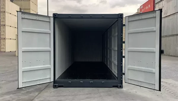 Détail structure acier Container Open Side 20 pieds neuf