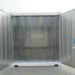 Intérieur container reefer 20 pieds - température contrôlée -25°C à +25°C
