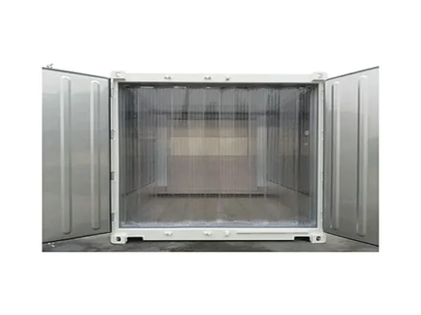 Intérieur du container isotherme 10 pieds compact
