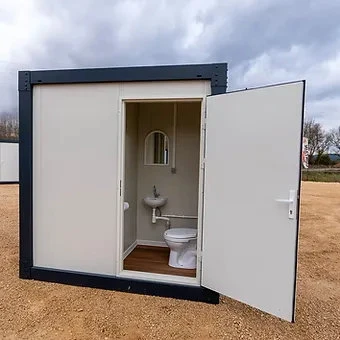 Toilette Conteneur Showroom 20 Pieds Aménagé Vitré