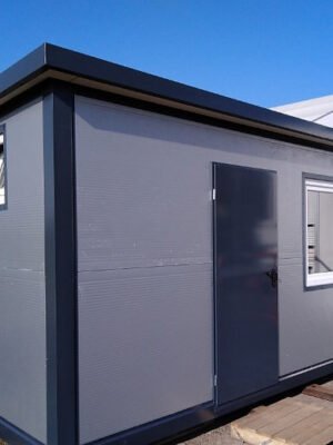Vue extérieure du container résidentiel de 12 m².