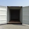 Vue interieure Container de stockage high cube de 20 pieds