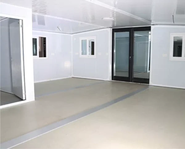 espace intérieur Maison conteneur extensible 20 pieds