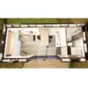 plan container aménagé en studio de 20 pieds